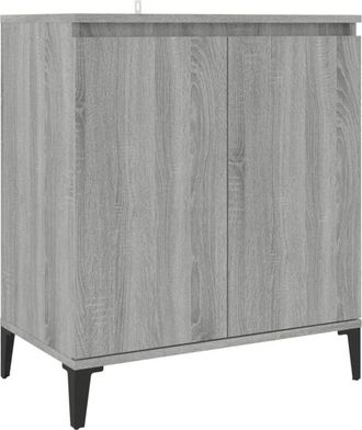 vidaXL Sideboard Grey Sonoma 60x35x70 cm Engineered Wood Vidaxl
