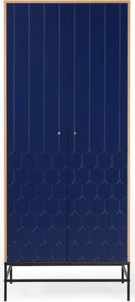 MR.WOOD Garderobenschrank Lia Blue 190 x 80 cm Archiviert