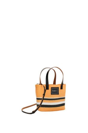 Plan C Mini Straw Shopper Bag