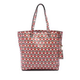 Miu Miu Pre-owned Miu Miu Leather Madras Floral Tote Ladies 6SY6WA0932FIZGZF