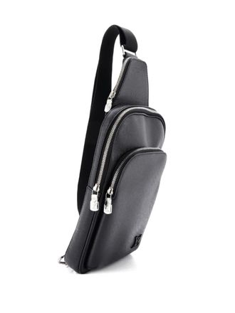 Louis Vuitton Avenue Sling Bag NM Taiga Leather crossbody bag - Black