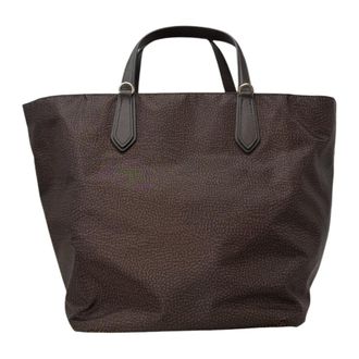 Borbonese Borsa Shopping Medium - Bags - Mujer - Marr&oacute;n - ONE SIZE