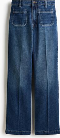 H&M Wide High Jeans - Blue