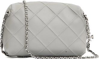 Tory Burch Kira Quilted Camera Bag - Dames - Schoudertassen - Grijs - ONE Size - Leer - Tassen