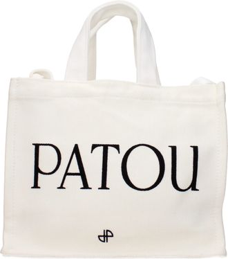 Patou Damess Handtassen Gemaakt Van Wit Katoen