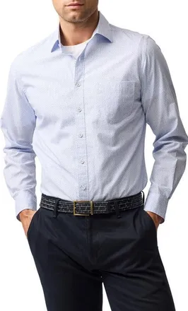 Rodd & Gunn Revill Reserve Button-Up Shirt in Bluebell at Nordstrom, Size Xx-Large