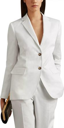 Reiss Harper Tailored Suit Blazer In White