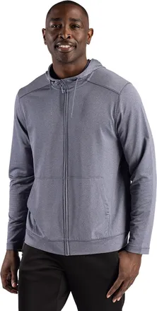 Clique Dash Recycled Mens Full Zip Hooded Sweatshirt