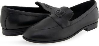 Aerosoles Wiera Womens Flat Shoes Black Leather : 9.5 B - Medium