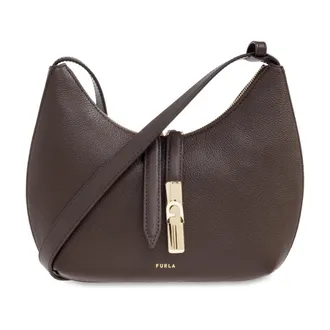 Furla Shoulder Bags, female, Brown, Size: ONE SIZE Shoulder bag Goccia Small