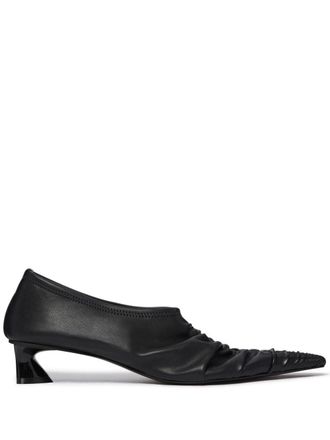 Stella McCartney Pumps Elsa con ruches - Nero