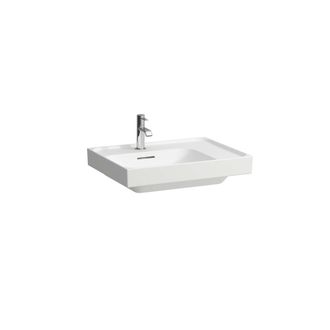 Laufen Lavabo Laufen Meda, Empotrable, Repisa Derecha, 600x460mm, Sin