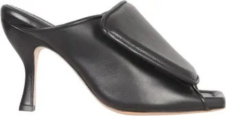 Gia Borghini Black Slip On Heels