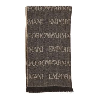 Emporio Armani Heren, Accessoires, Bruin, Maat: ONE Size Wol