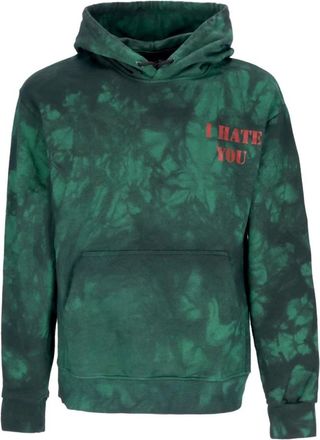 PROPAGANDA Tie Dye Terminator Hoodie Sweatshirt - Heren - Hoodies - Groen - L - Katoen - Hoodies & sweatvesten