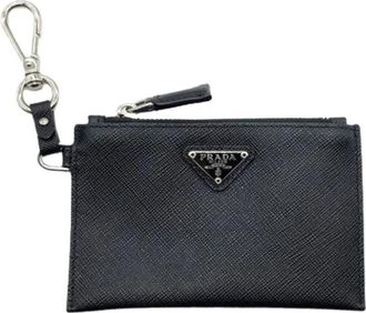 Prada Pre-owned Coin Purse - Dames - Vintage Accessoires - Zwart - ONE Size - Leer - Vintage