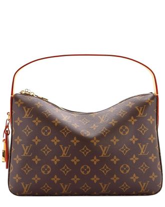 Louis Vuitton Brown Monogram Canvas Slouchy Nm Pm (Authentic Pre-Loved)