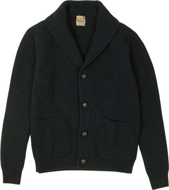 Rakk&igrave; Renegade Cardigan - Heren - Vesten - Blauw - S - Wol - Truien & Vesten