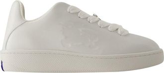 Burberry Womens Calfskin Leather Lf Box Sneaker (Authentic Pre-Loved)