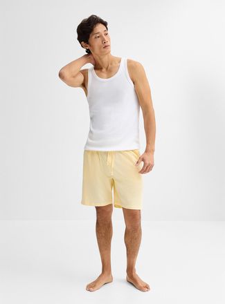Le 31 Mens Brushed jersey pyjama short