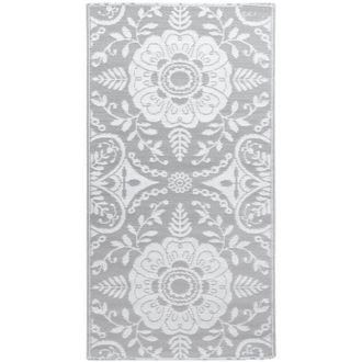 vidaXL Outdoor Carpet arakil Light Grey 160x230 cm pp Vidaxl