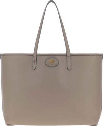 Burberry Taupe Bloomsbury Reversible Medium Tote