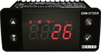 OEM Termostato Emko Esm-3712 Negro Ip65 Robusto
