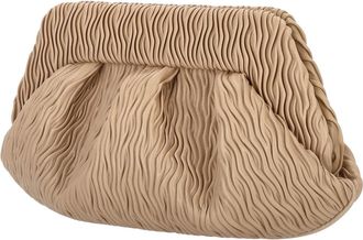 Themoir&egrave; Womens Baguette Bag Bios Sand Cotton Clutch