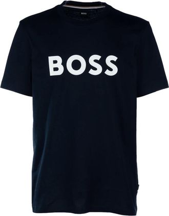 HUGO BOSS Hombre, Camisetas, Azul, Talla: S