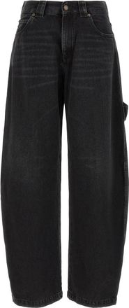 Darkpark Audrey Jeans - Dames - Loose Fit Jeans - Zwart - W25 - Katoen - Jeans
