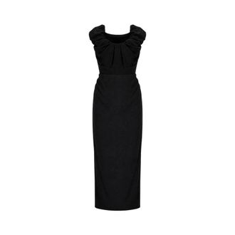 Vivienne Westwood Kleedjes, Dames, Zwart, M, Ginnie Lange Jurk