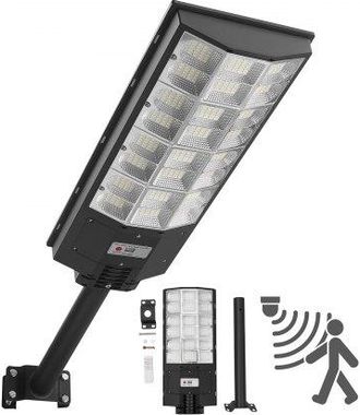 OEM Farola Solar Para Exteriores De 8000 W Y 450 000 Lm, De Anochecer A Amanecer, Reflector Led De Seguridad Con Sensor De Movimiento, Impermeable Ip65, P