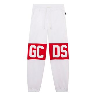 GCDS Gcds, Heren, Broeken, Wit, Maat: XS Katoen