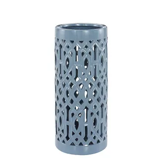 Ballard Designs Vine Patio Umbrella Holder - Cornflower - Ballard Designs