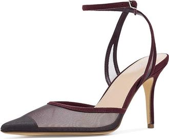 Calvin Klein Ozala Womens Shoes Dark Red Mesh : 8.5 M, Textile