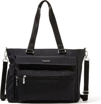 Baggallini Modern Laptop Tote Handbags Black, Nylon