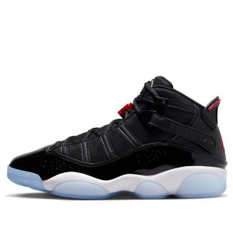 Air Jordan 6 Rings Black Gym Red 322992-064