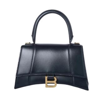 Balenciaga Pre-owned Small Hourglass Bag - Dames - Vintage Handtas - Zwart - ONE Size - Leer - Vintage