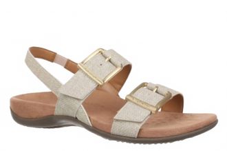 Vionic Womens Reese Sandal In Oatmeal