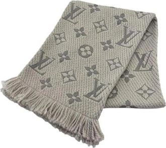 Louis Vuitton Pre-owned Stole - Dames - Vintage Accessoires - Grijs - ONE Size - Wol - Vintage