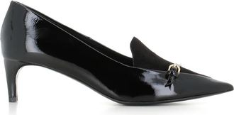 Del Carlo DEL Carlo Met Hak - Dames - Pumps - Zwart - 39 EU - Leer - Schoenen