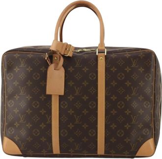 Louis Vuitton Sirius Monogram Canvas Brown Canvas Handbag (Pre-Owned)