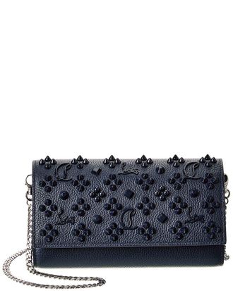 Christian Louboutin Paloma Leather Wallet On Chain