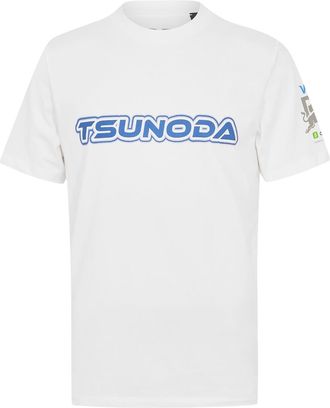 HUGO BOSS Hugo Heren Tsunoda T-shirt met ronde hals, normale pasvorm (Wit)