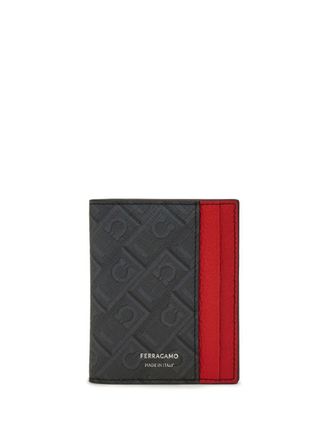 Ferragamo Portacarte bi-fold - Nero