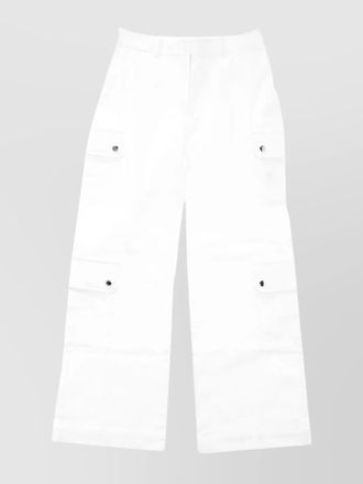 Parosh celebrity cotton trousers with multiple pockets