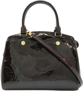 Louis Vuitton Pre-owned Monogram Vernis 2way Bag - Dames - Vintage Handtas - Paars - ONE Size - Leer - Vintage