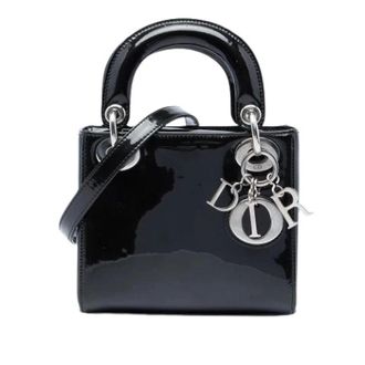 Dior Pre-owned Lady Dior - Dames - Pre-owned - Zwart - Maat: ONE Size Leer