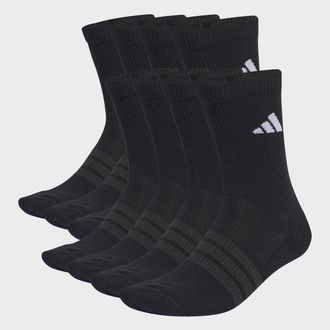 adidas Funktionssocken ADIDAS PERFORMANCE C ESS CRW 10PP, Damen, Gr. L (43/45), schwarz, wei&szlig;, Obermaterial: 56% Baumwolle, 40% Polyester, 3% Elasthan, 1% Po