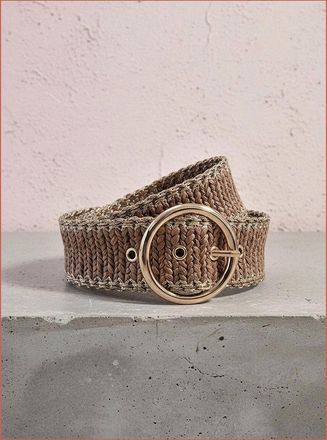 Nooki Design Womens Shannon Elasticated Summer Belt - Brown Mix - Size: ML